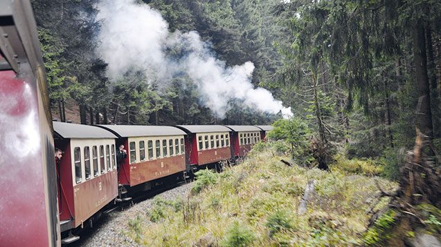 The route of the Brocken Railway