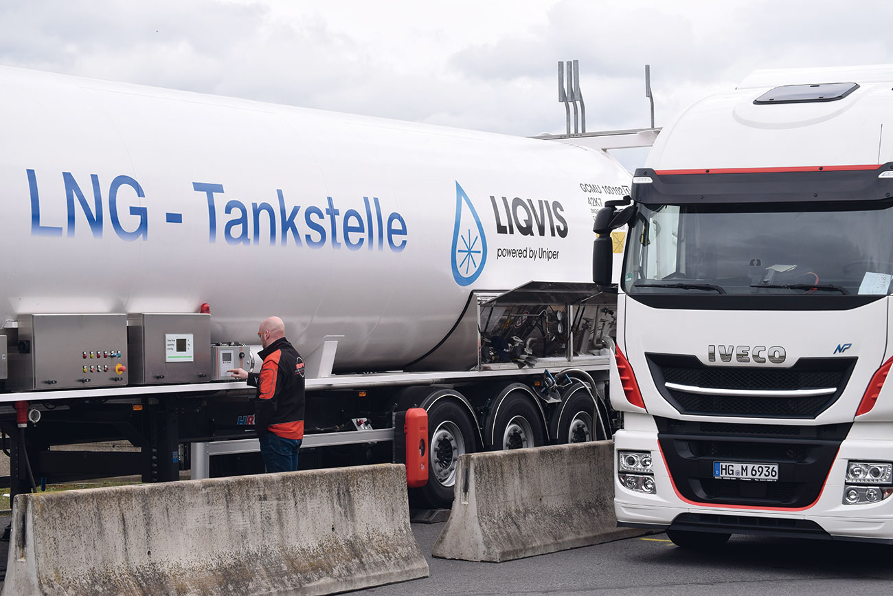 LNG-Tankstelle