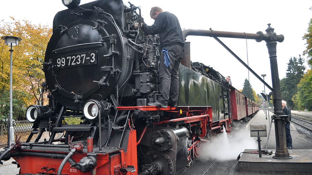 The locomotive needs seven cubic metres of water for each journey