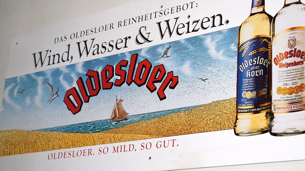 Werbung für Oldesloer Korn