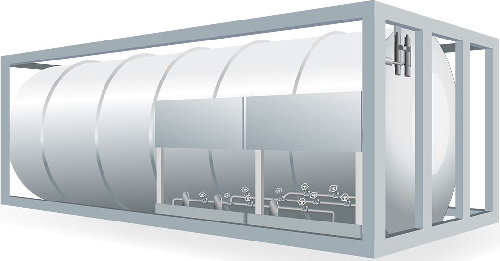 Cryo-Tankcontainer (Grafik)