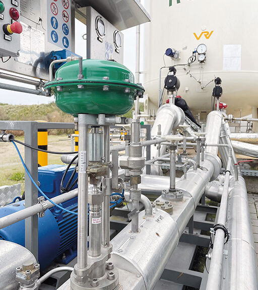 Bio-LNG-Produktion mit angetriebenen Armaturen von HEROSE