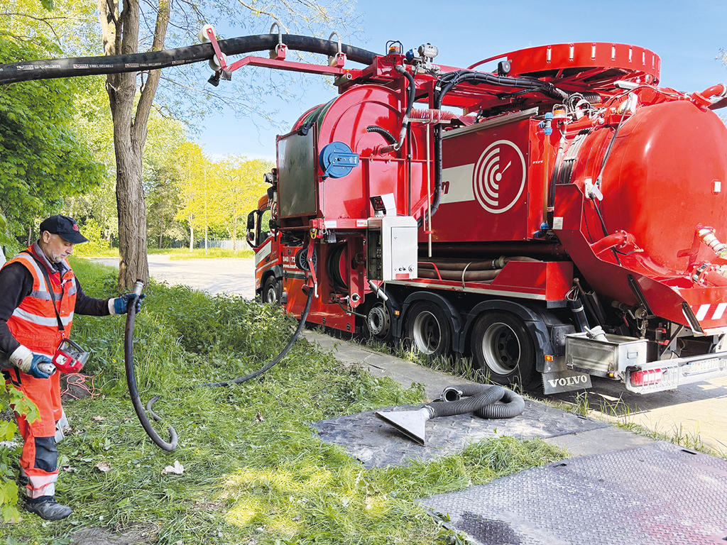 Many options for different operational situations in environmental technology.