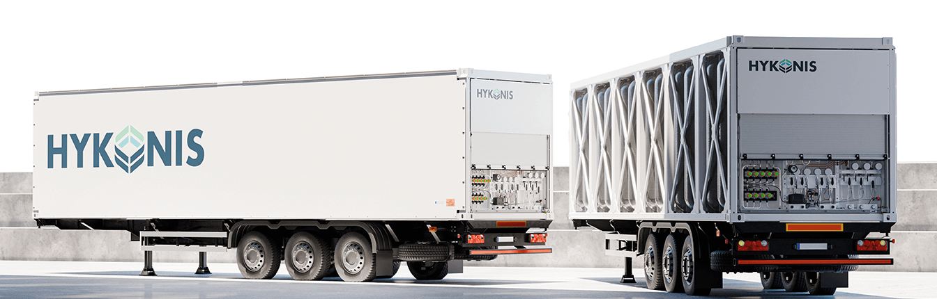 Das neue Konzept des GH2-Trailers von HYKONIS setzt Maßstäbe für den sicheren und effizienten Transport von gasförmigem Wasserstoff.